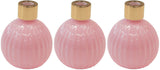 3 Piece Reed Diffuser Home Fragrance Set Peony & Bush Scent Pink Gift 50ml Each