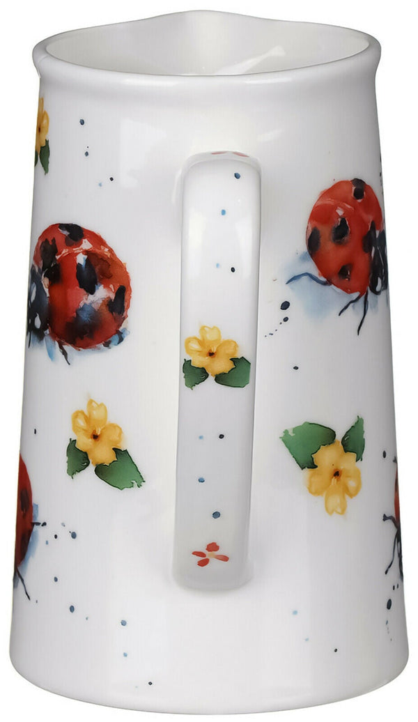 Leonardo Collection Fine China 600ml Jug Ladybirds Design Milk Tea Coffee Jug