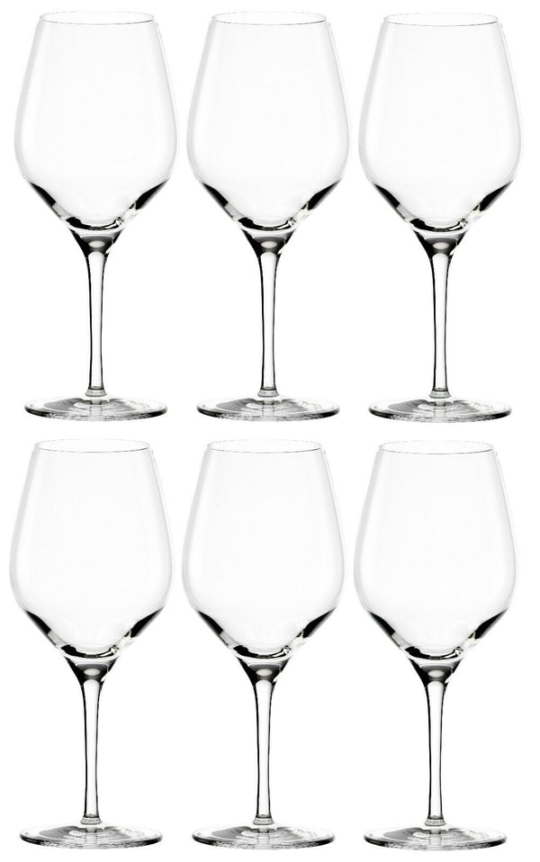 Stolzle Set of 6 Red Wine Glasses Large wine glasses 480ml Lead free crystal