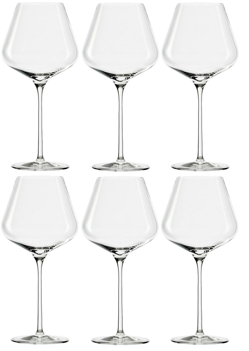 Stolzle Lausitz Quatrophil German Made Crystal White Wine Glass, Set of 6