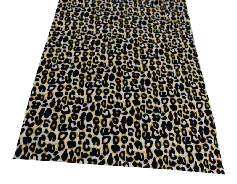 Leopard Print Fabric Table Runner 2 Meters Long Elegant (over 6ft Length)