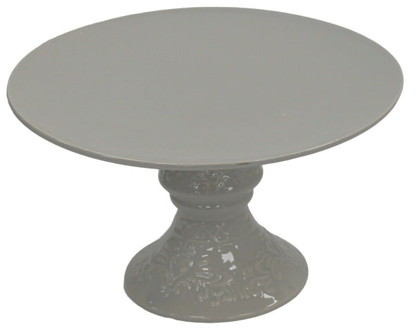 31cm Cake Stand On Pedestal Centerpiece Cake Stand Ornate Grey