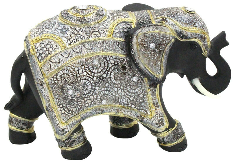 Geri Collection Out Of Africa Jungle Elmer Decorated Elephant Figurine Ornament