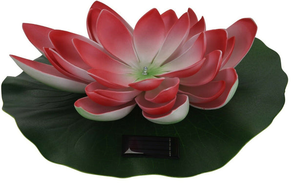 28cm Led Solar Powered Lights Lotus Flower Bright Colours WIth Led Light