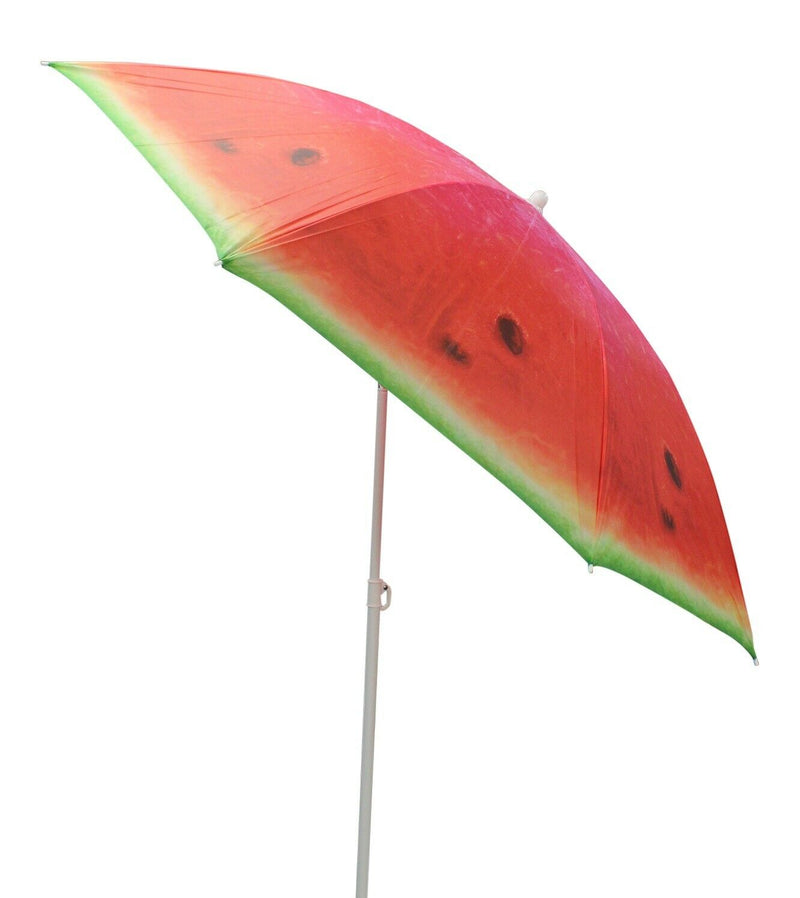 Bright Parasol Garden Umbrella Beach Shade Tilting Lovely Fruit Colours 180cm