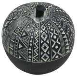 13cm Decorative Fruit Black & White Apple Large Apple Home DÃ©cor