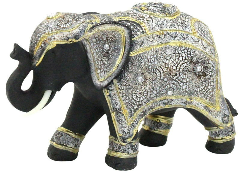 Geri Collection Out Of Africa Jungle Elmer Decorated Elephant Figurine Ornament