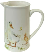 Leonardo Collection Fine China Duck Design 600ml Jug Country Life Tea Coffee Jug