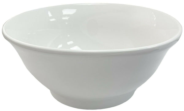 White Porcelain Salad Bowl 1.15 Litre Large Soup Bowl Tableware Serving Dish