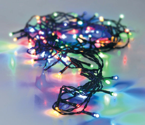 48 Multi Coloured Led Christmas String Lights Indoor Outdoor Battery Operated