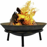 50 x Cast Iron Fire Pit Outdoor Garden Heater Wood Charcoal Fire Bowl - Bulk