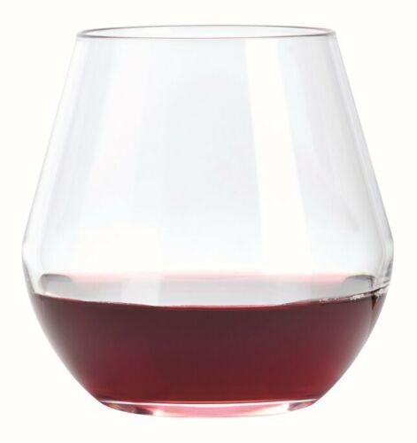 Durobor Set of 6 Red White Wine Whiskey Glasses Large Stemless Tumblers